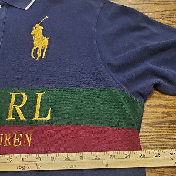 Ralph Lauren Navy Polo Shirt with Embroidered Logo - Picture 2 of 5